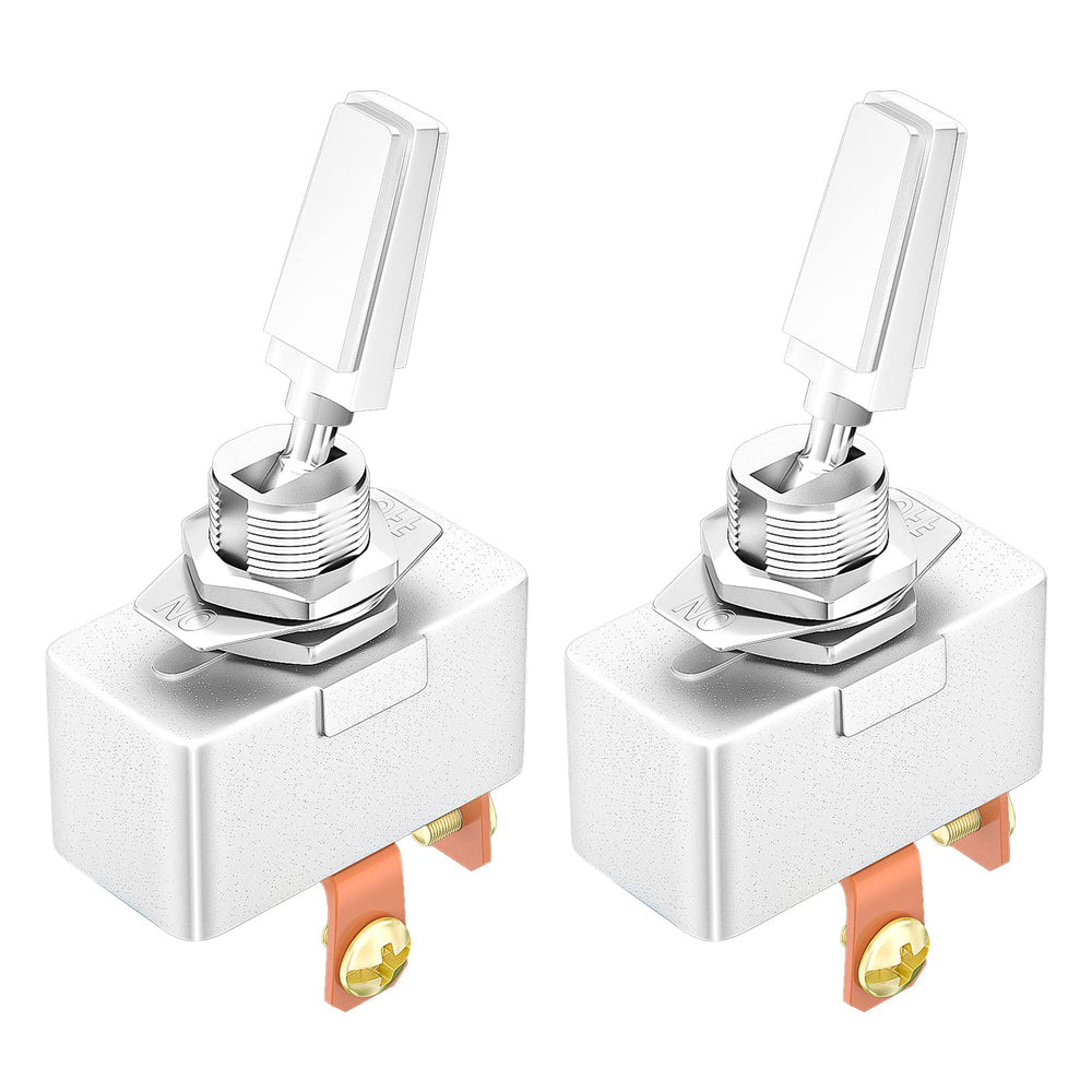 DaierTek heavy duty 50A toggle switch with chrome finish for reliable automotive lighting control.