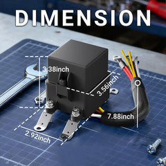 DaierTek sealed-base relay box close-up showing moisture protection