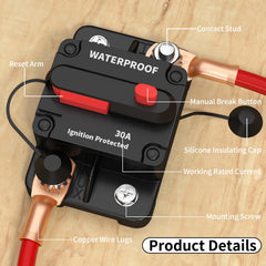 DaierTek resettable 12V fuse prevents surges in automotive setups