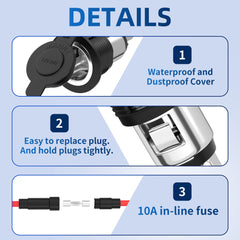 DaierTek waterproof dustproof cover protecting the outlet