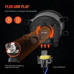 Daikokuya fog light Camry 2007-2014 – plug-and-play installation saves time and effort.