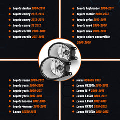 Daikokuya fog light RAV4 2006-2010 – DOT-certified brightness for fog and rain.