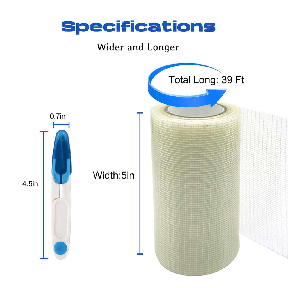 Daiphelim clear reinforced fiberglass tape patch on outdoor fabric