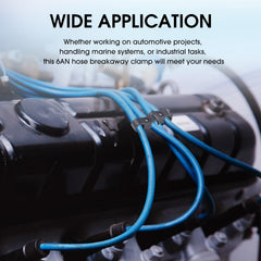 DaisyInner 6AN clamp helps prevent hose tangling during installs and future rework