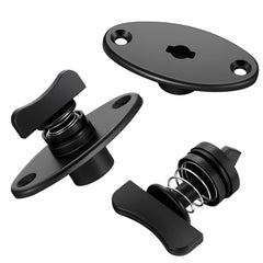 DaisyInner two-screw base mounts offer sturdy attachment to your boat windshield.
