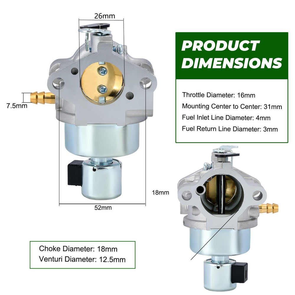 Dalom fuel pump and spark plug included in kit