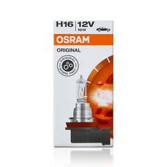 DAMA 64219L+ H16 bulb front view with reliable halogen illumination for quick replacement.