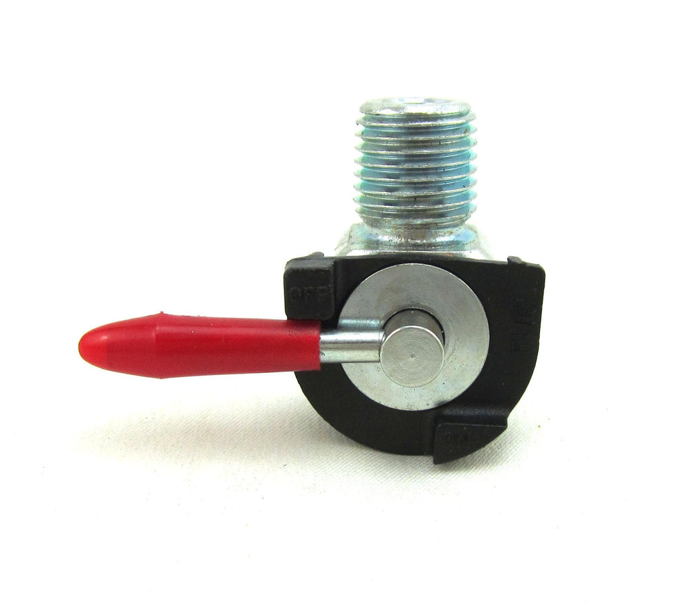 DAMINEDING mini petcock fuel valve with 90-degree outlet for tight spaces