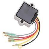 Danbojit 815279T regulator rectifier front view highlights installation area and contacts