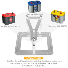 Danti battery tray top plate provides reliable upper engagement for steady battery fit.