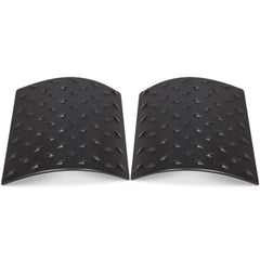 Danti black cowl guards on Jeep Wrangler JK front left protect paint on rugged trails