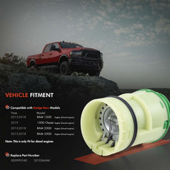 Daposhac capless neck for Ram 2500-2018 secures diesel refueling seal.