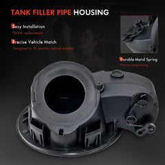 Daposhac part FL3Z-9927936-A compatible fuel door housing.