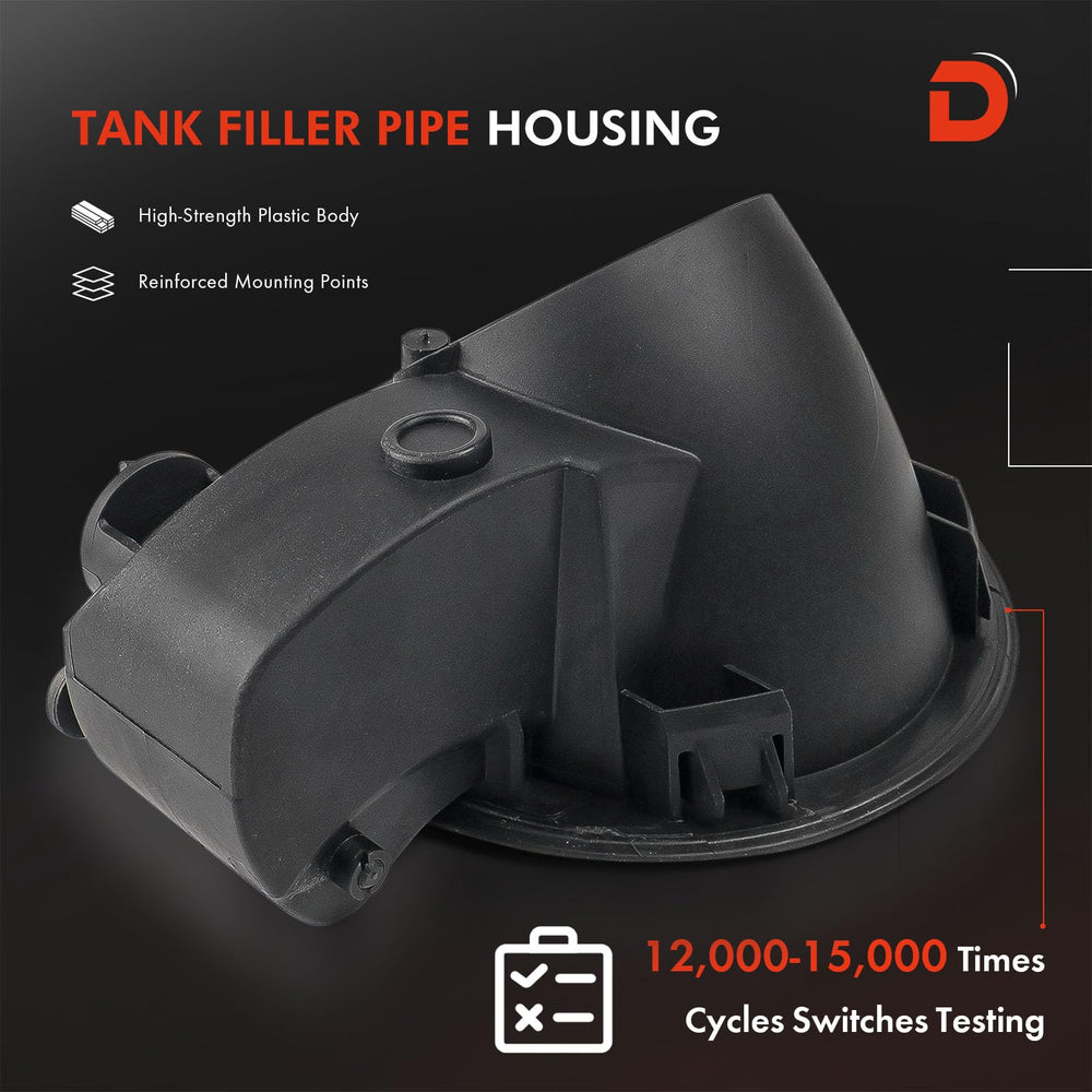 Daposhac Ford F-150 fuel door housing for 8ft bed, smooth operation.