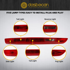 Dasbecan Audi Q5 fog light lamp enhances visibility in bad weather.