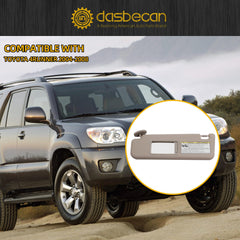 Dasbecan beige left driver side sun visor packaging and labeling
