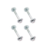 Dasbecan camber bolts for rear lower control arm setup, improves alignment consistency.