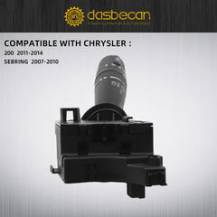 Dasbecan fog light control area, side view for foggy conditions activation.