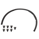 Dasbecan front wheel arch fender trim on a Dodge Durango, protects against debris.