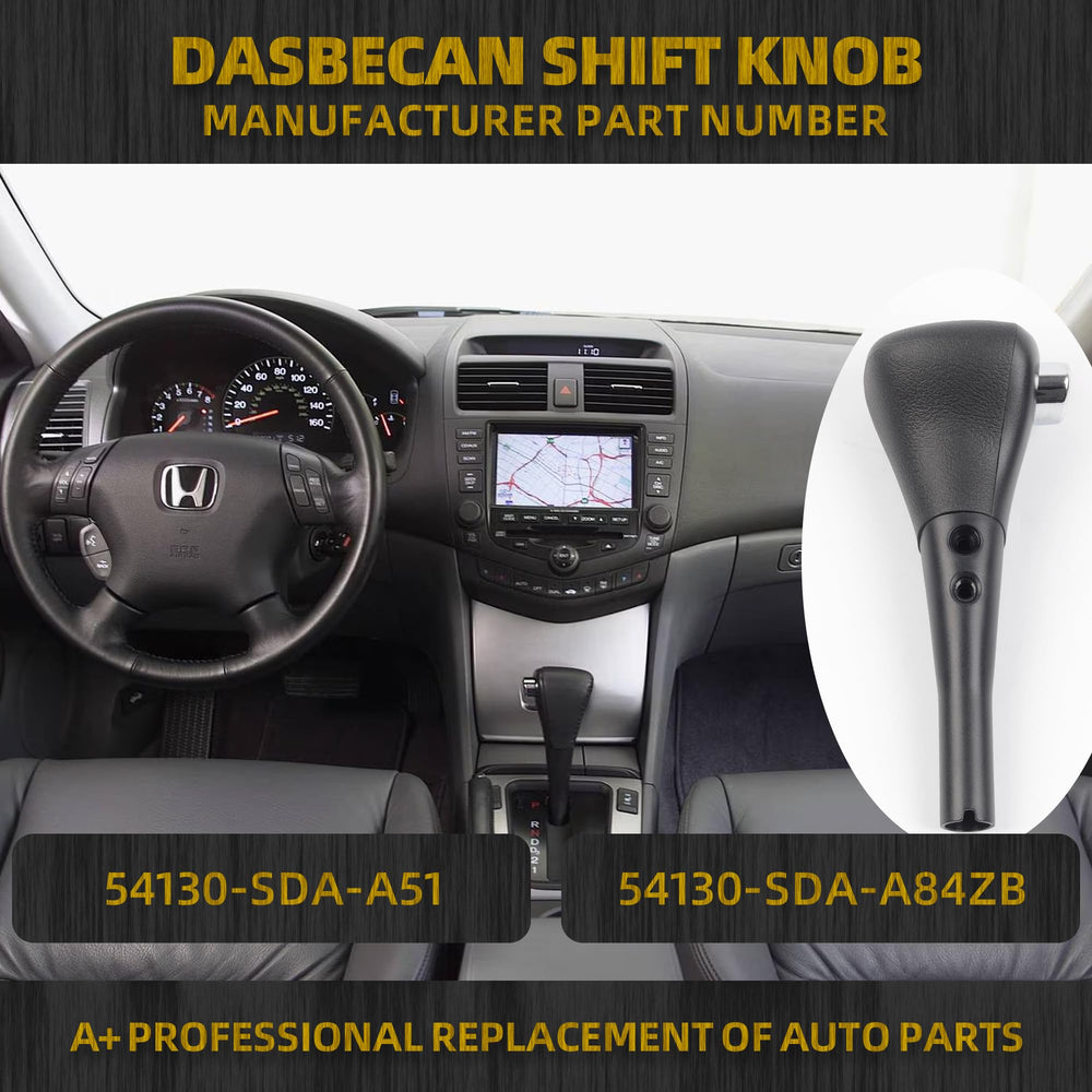 Dasbecan OEM-replacement gear shifter knob for Honda Accord delivers seamless look