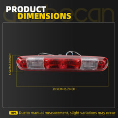 Dasbecan GM25890530 LED red housing provides durable, weather-ready performance