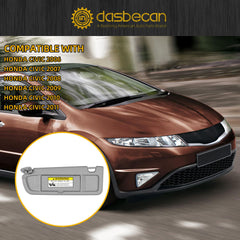 Dasbecan Gray Interior Surface Visor preserves sleek cabin aesthetics.