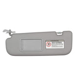 Dasbecan gray left driver side sun visor close-up reduces glare for safer driving