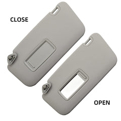Dasbecan grey visor color-match helps blend with Subaru interior.