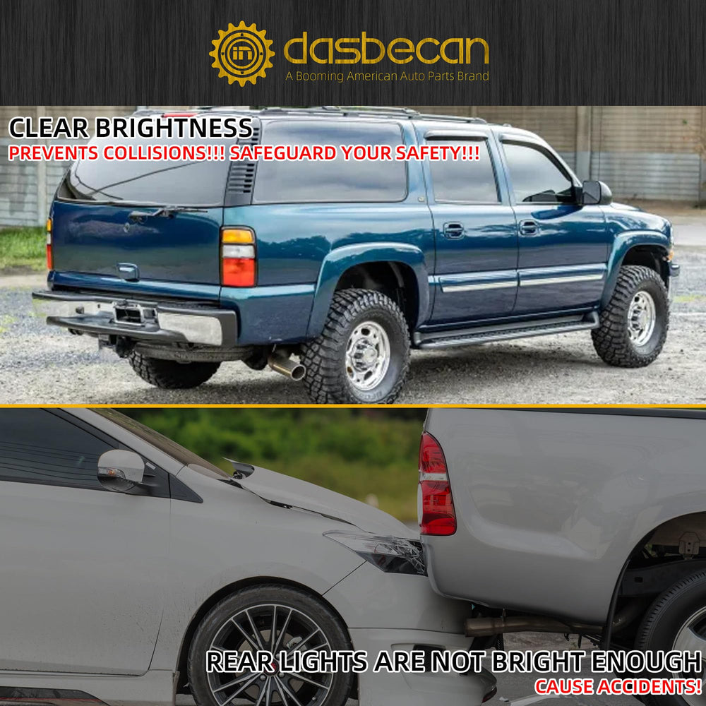 Dasbecan LED 3rd high mount brake light Suburban XL 1500-2500 replacement fit.