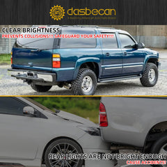 Dasbecan LED 3rd high mount brake light Suburban XL 1500-2500 replacement fit.