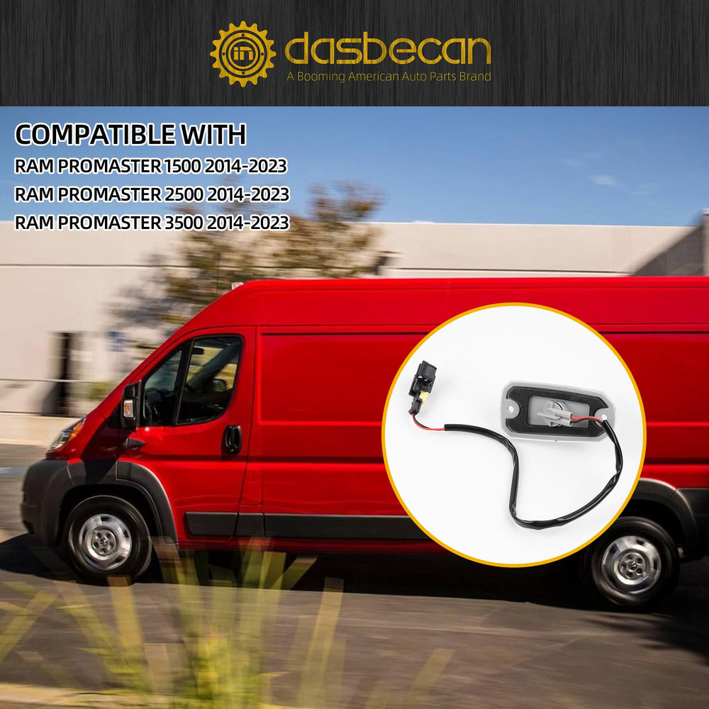 Dasbecan plug-and-play installation for easy roof light replacement on ProMaster.