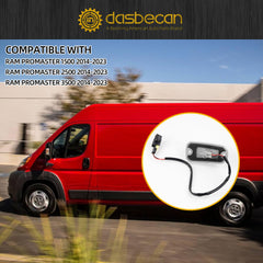 Dasbecan plug-and-play installation for easy roof light replacement on ProMaster.