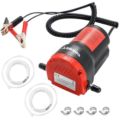 Dasbet 12V 60W oil change pump in red for quick oil extraction