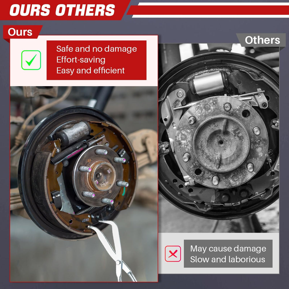 DASBET drum brake adjustment spoons help measure clearances accurately.