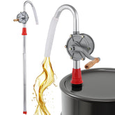 DASBET aluminum rotary hand crank oil pump for smooth manual transfer.