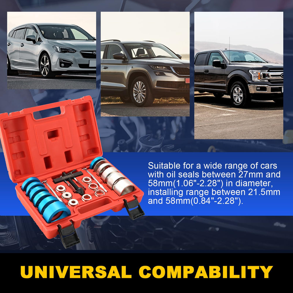 DASBET universal compatibility supports seals from 27 to 58 mm.