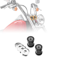 Dasen kit installed on a Harley, demonstrating secure handlebars