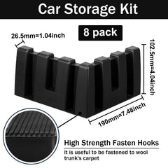 Datanly trunk blocks organizing cargo for a tidy trunk.