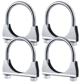 Datanly exhaust clamp 4-pack for 2.5in pipes enables quick, reliable connections