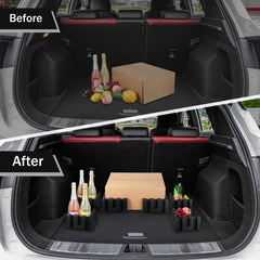 Datanly compact blocks fit SUV trunks and other vehicles.