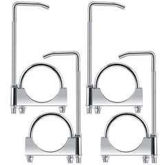 Datanly universal exhaust clamp set of four for flexible vehicle installations.