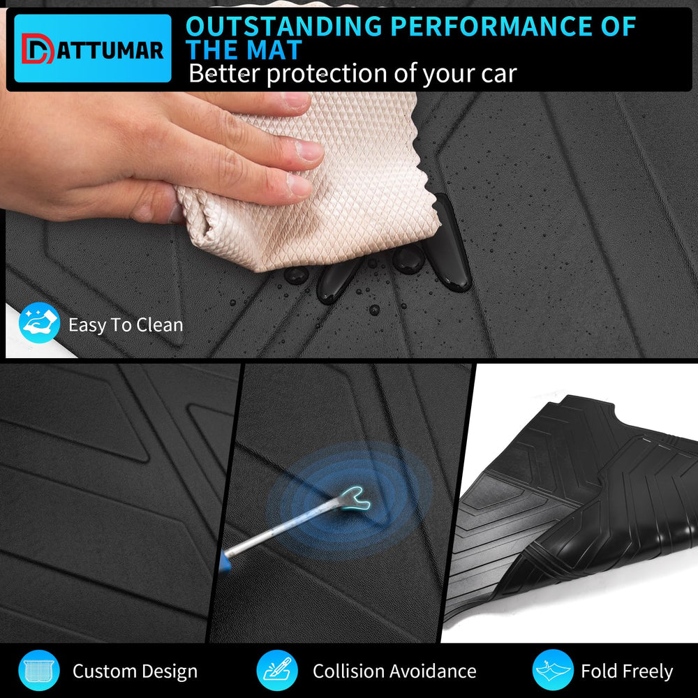 Dattumar bed mat close-up shows high-strength TPE texture and odorless finish