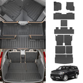 Dattumar Ford Expedition trunk mat protects cargo area with waterproof, easy-clean surface.