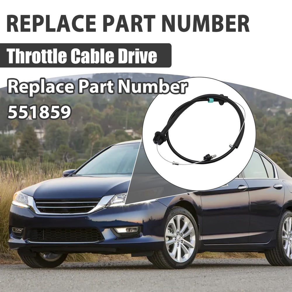 Daydmaly 551859 throttle cable side profile highlights robust construction.