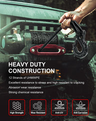 DAYDOOR rope with UV coating protects fibers for longer life.