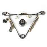 Daysyore timing chain kit water pump in engine bay, ready for reliable maintenance.