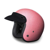 Daytona Cruiser Helmet with pink metal flake front view for everyday city riding.