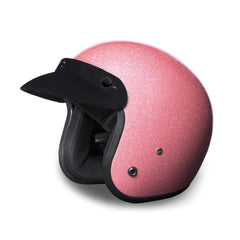 Daytona Cruiser Helmet with pink metal flake finish for bold street style.