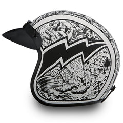 Daytona Helmets adjustable-fit mechanism in action for comfortable long rides