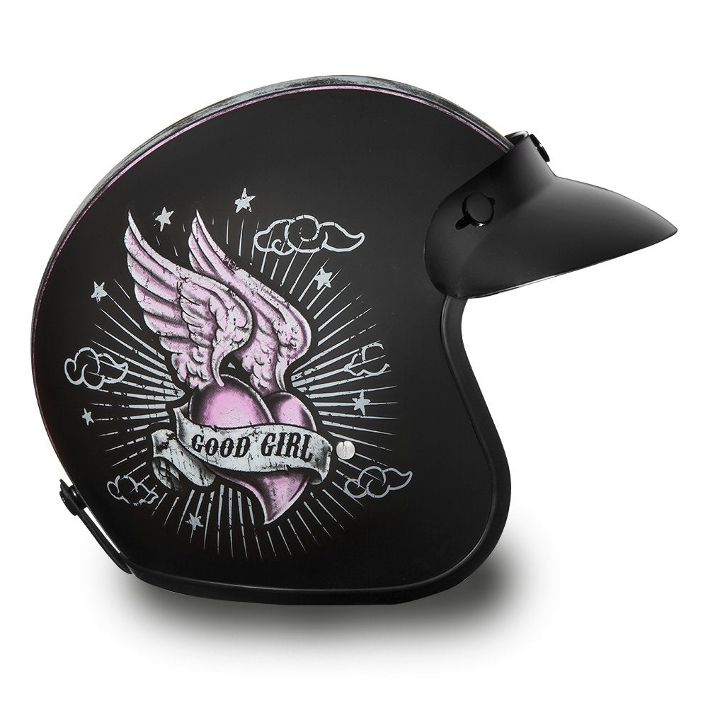 Daytona Helmets DOT certification badge closeup signals trusted safety standards